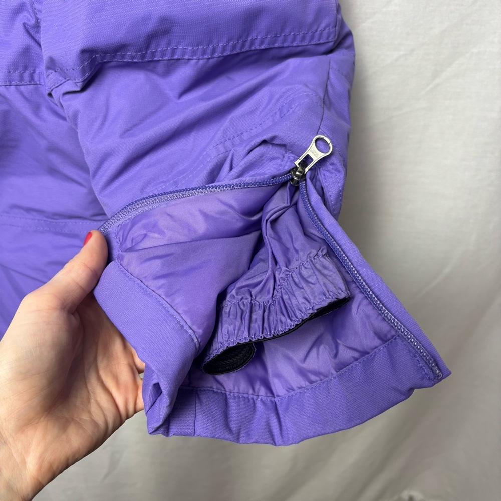L.L. Bean Kids Snow Bib Overalls in Vibrant Purple 2T - Picture 6 of 6
